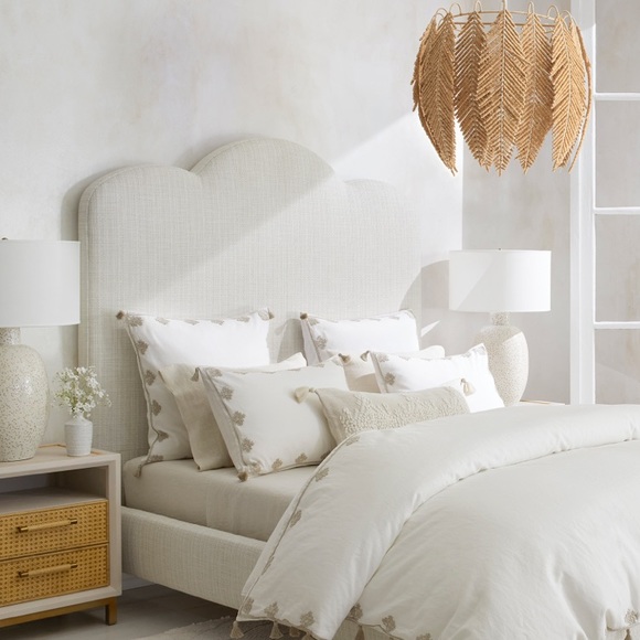 BNWT- Brookside KING Shams-FLAX color - Picture 2 of 3